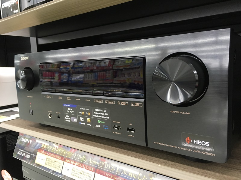 本物保証】 DENON AVR-X2500H AVアンプ 4k DolbyAtoms対応 アンプ
